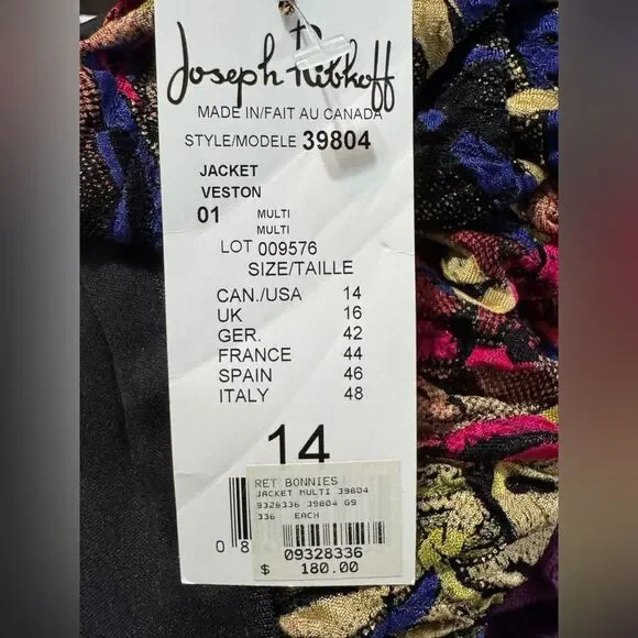 New with tags! Gorgeous Joseph Ribkoff jacket! - Picture 16 of 16